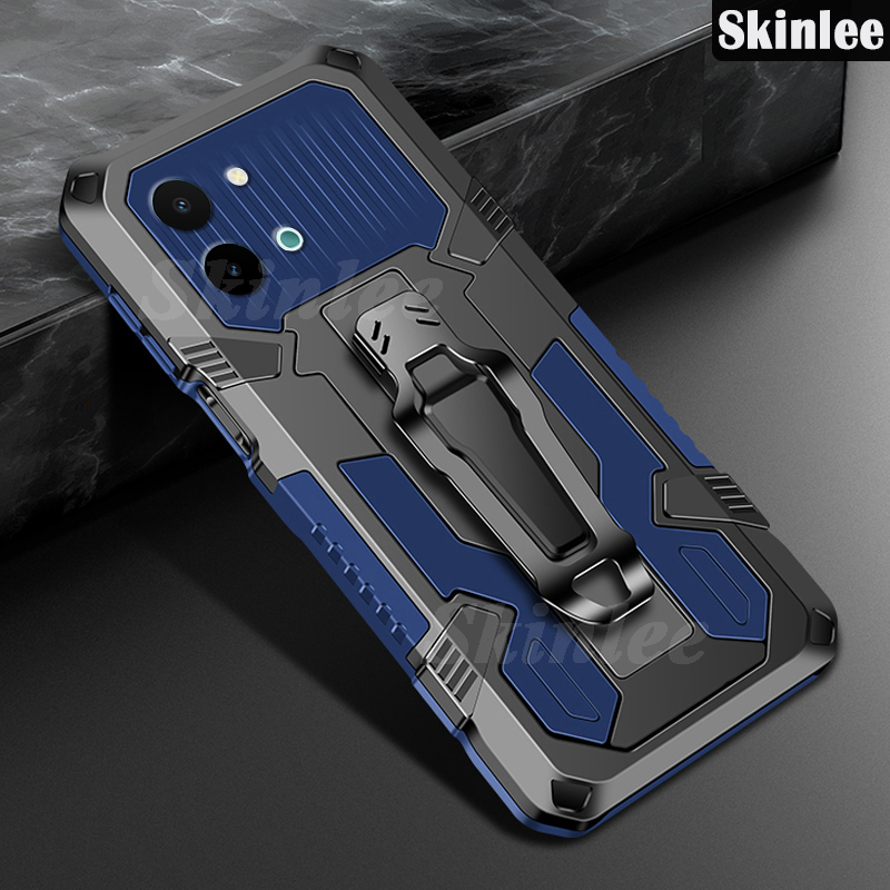 Phone%20Case%20for%20Vivo%20Y28%20Back%20Cover%20Shockproof%20Armor%20with%20Metal%20Clip%20Car%20Holder%20Outdoor%20Pocket%20Clip%20For%20VIVO%20Y28%20Cover%20Cases%20-%20Image%203