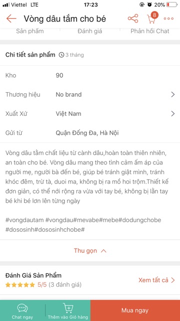 Combo 2 chiếc vòng dâu tằm cho bé