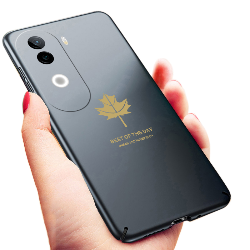 New Phone case vivo iqoo Z9 Back cover Soft Silicone Maple Leaf Shape For Vivo iqoo Z9S case.