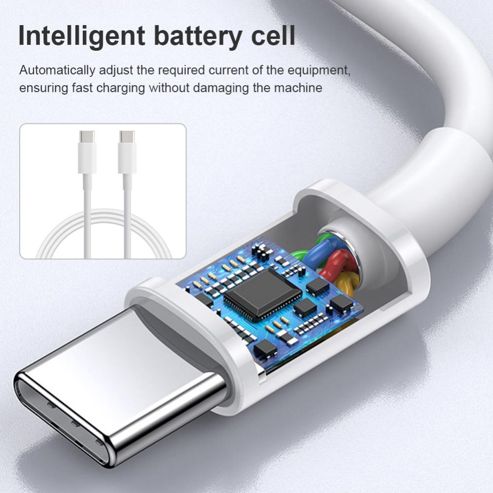 Type C To Type C Cable Type C 3.0 60W Quick Charging Cable PD 27W 3.0 USB C To USB C Wire for Macbook Pro Smartphone