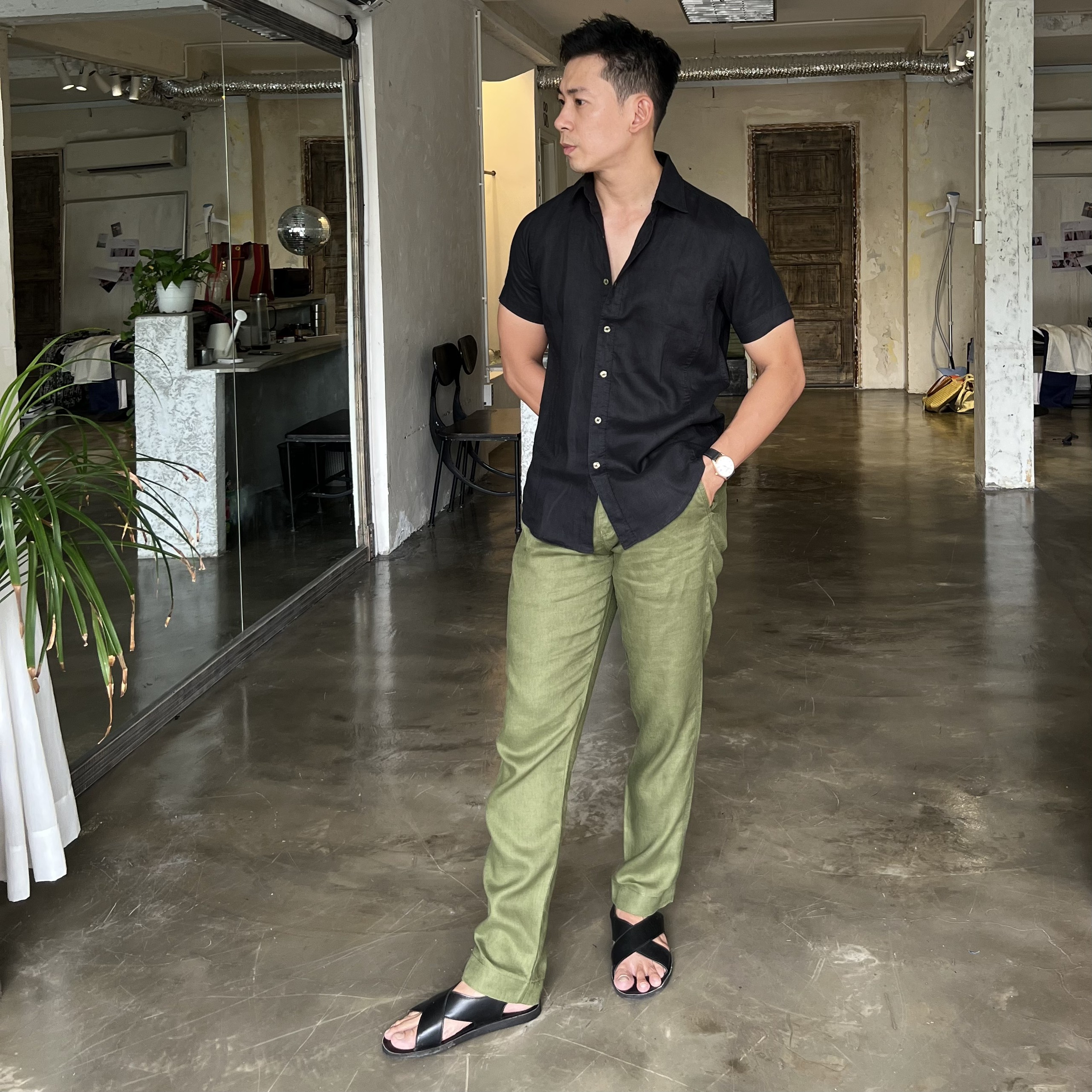 Quần Dài Nam Linen Cao Cấp Thoáng Mát Chuẩn Form