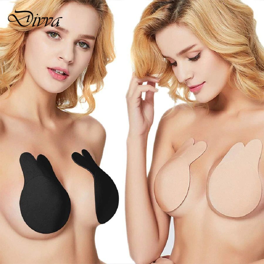 Reusable Invisible Bra Lifting Push Up Chest Breast Nipple Cover Strapless  Backless Bra Silicone Invisible Nipple