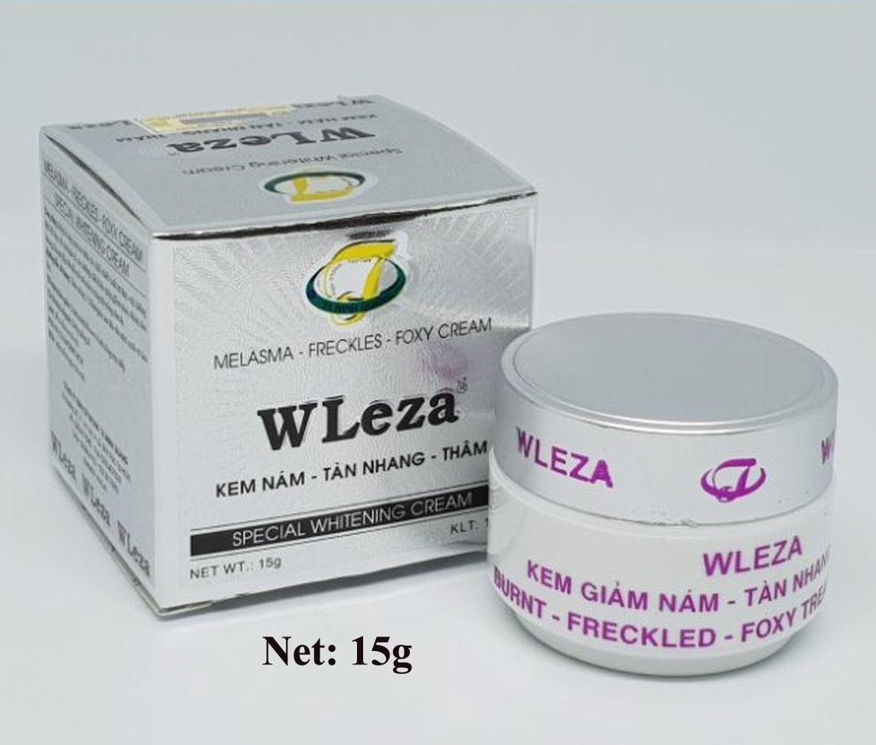 Kem nám tàn nhang thâm Wleza 15gr