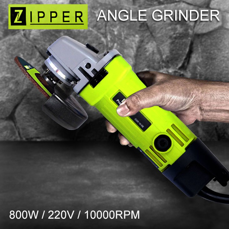 Zipper electric Angle Grinder Metal Cutting Machine 800w (Green) Lazada PH