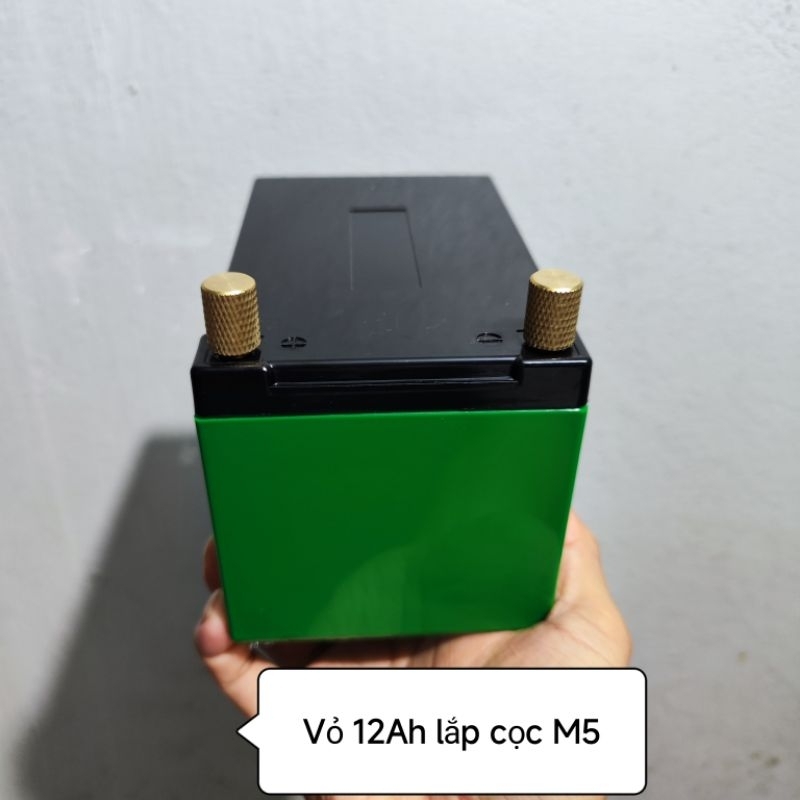 Bộ 2 cọc đồng M5, M6, M8 lắp vỏ acquy (dùng với kẹp cá sấu)
