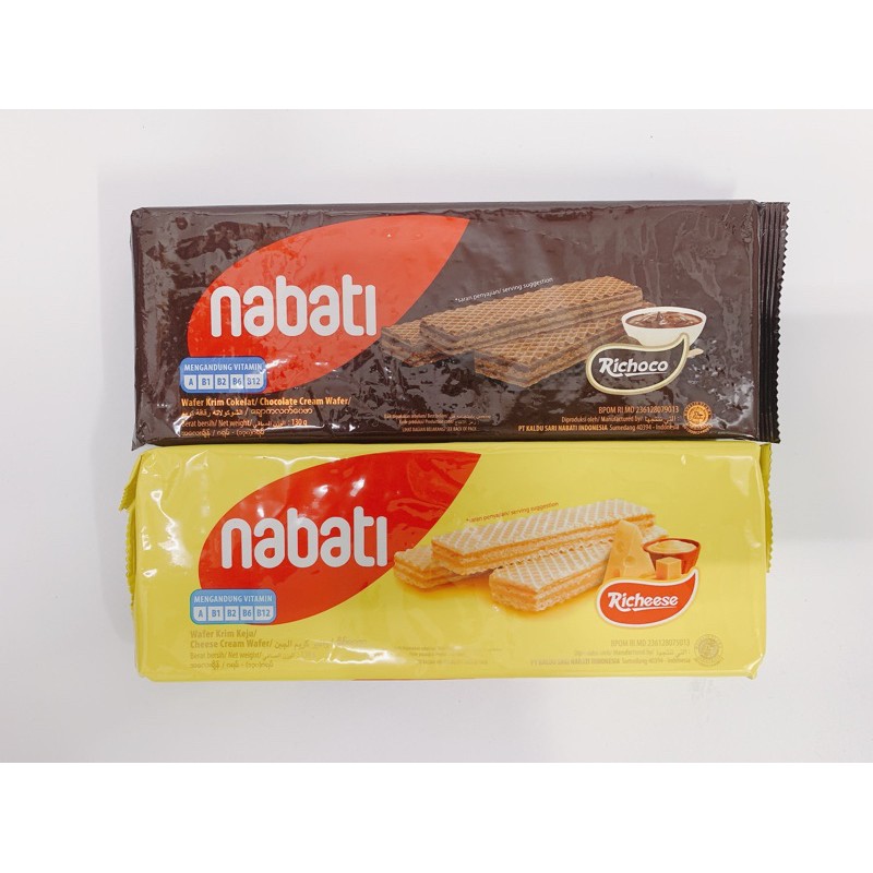 Bánh xốp Nabati nhân kem 130g
