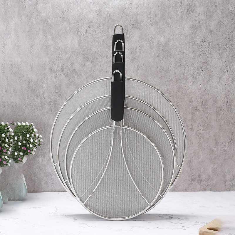 Bbq Net Grill Stainless Steel Fine Mesh Frying Pans Accessories Non ...