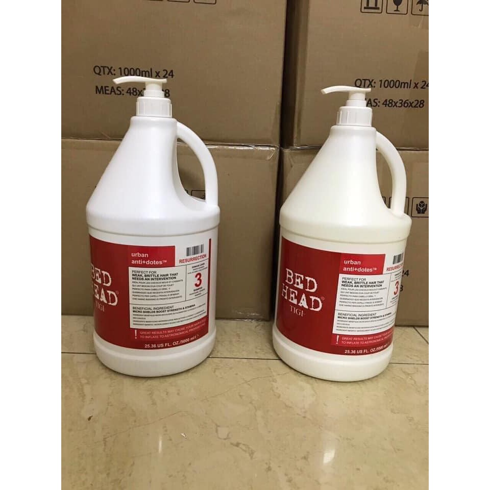 Dầu gội xả can TIGI 5000ml