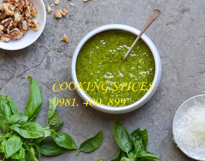 Lá Húng Quế Tây ( Basil ) gia vị ướp gà KFC, sốt pizza.