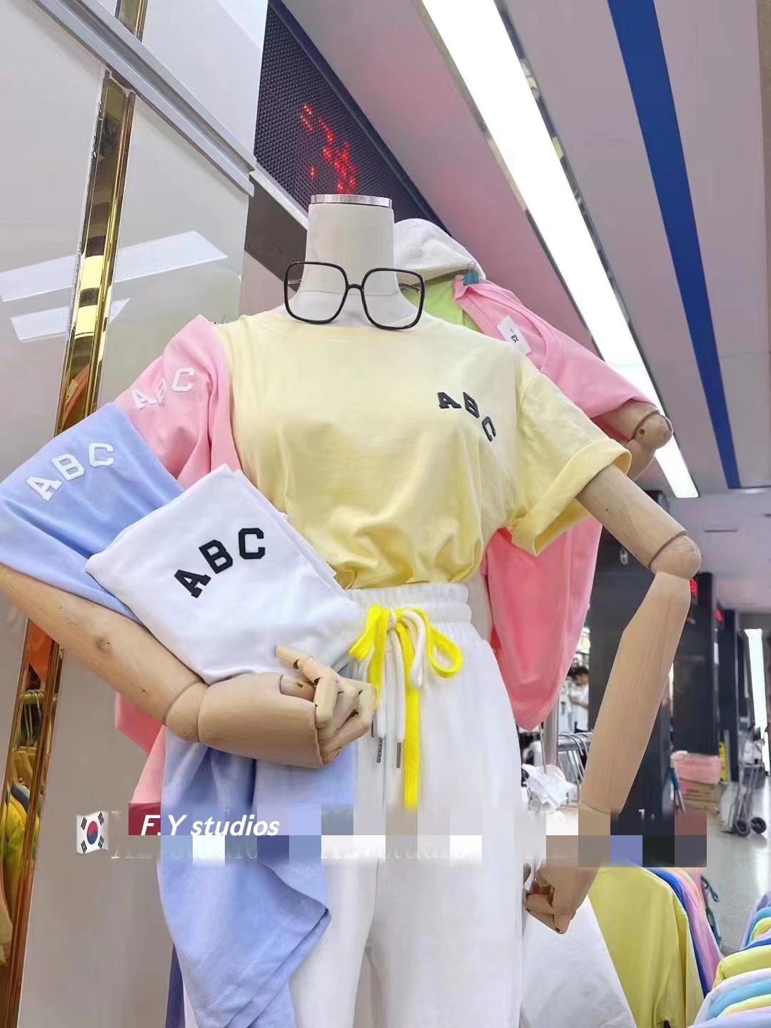 พร้อมส่งจากไทย) รุ่นNO.167 เสื้อยืดแขนสั้นทรงหลวมสไตล์