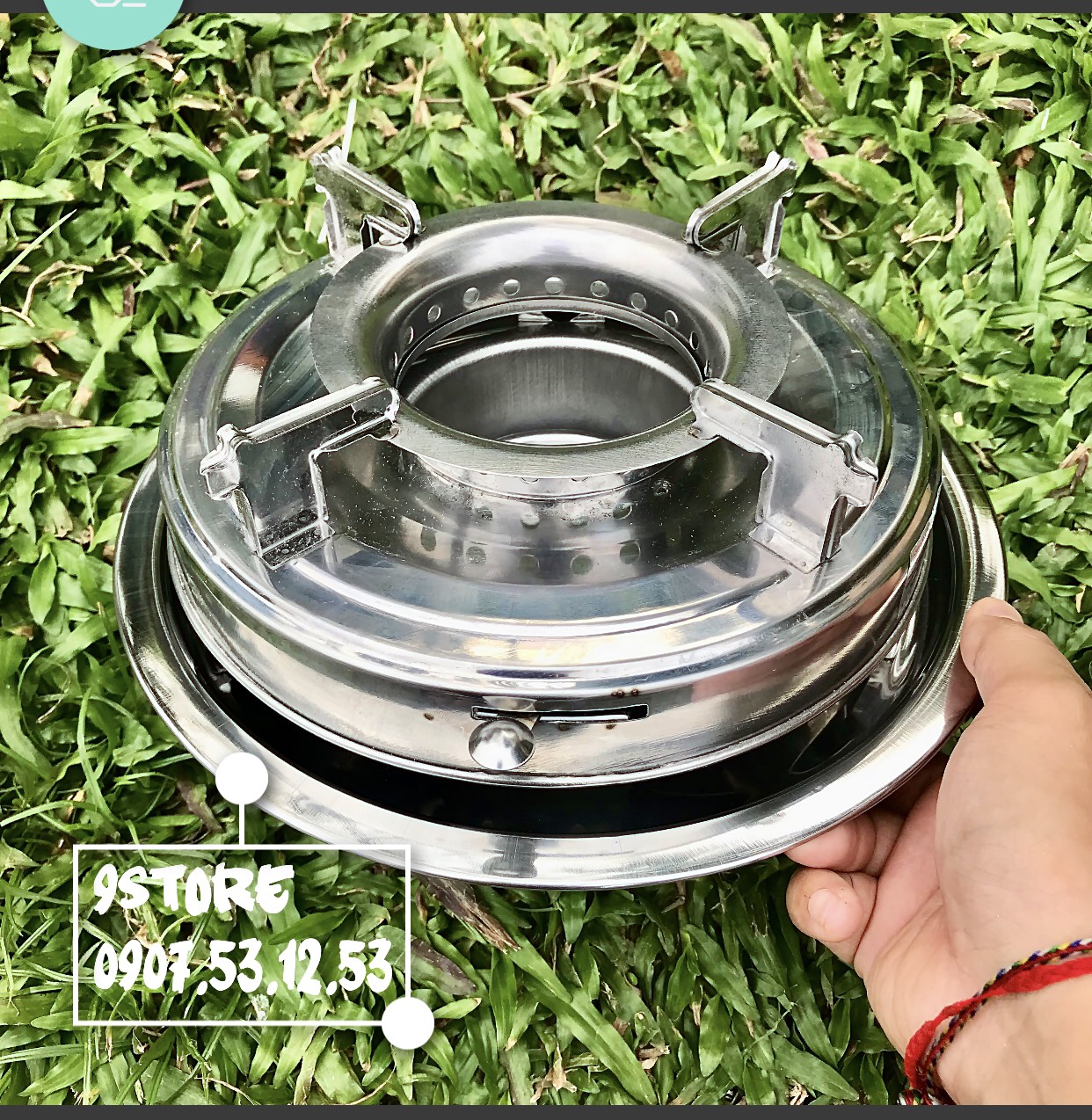 Bếp Cồn Inox 430 Cao Cấp - Thương Hiệu Vũ Khải