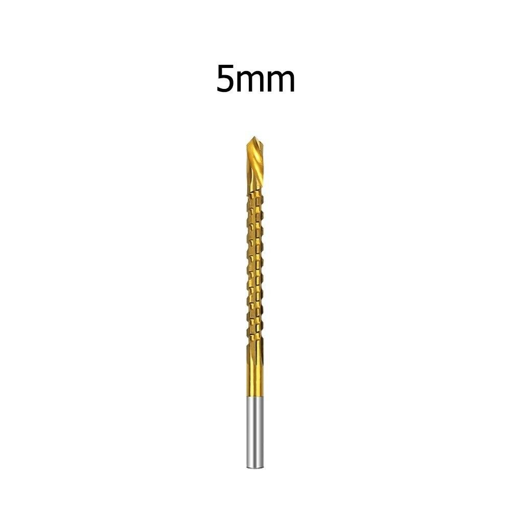 1pcs 3-8mm High Speed Hacksaw Drill Woodworking Drill Bit Metric Composite Tap