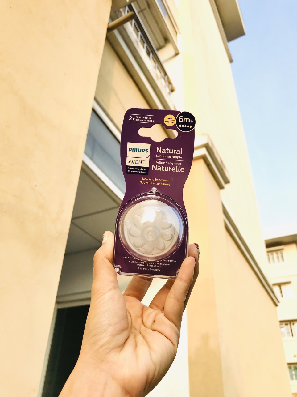 Núm Ti Avent Natural Đủ Size 0/1/2/3/4 cho bé