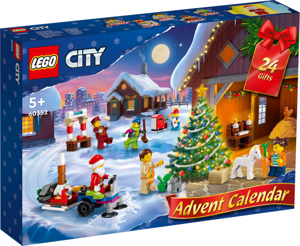 Lego® 60352 city advent calendar 5+ đồ chơi lắp ráp lego