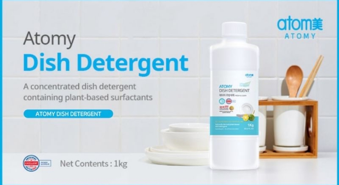 Atomy Dish Detergent 艾多美碗盘蔬果洗洁液1 kg Lazada