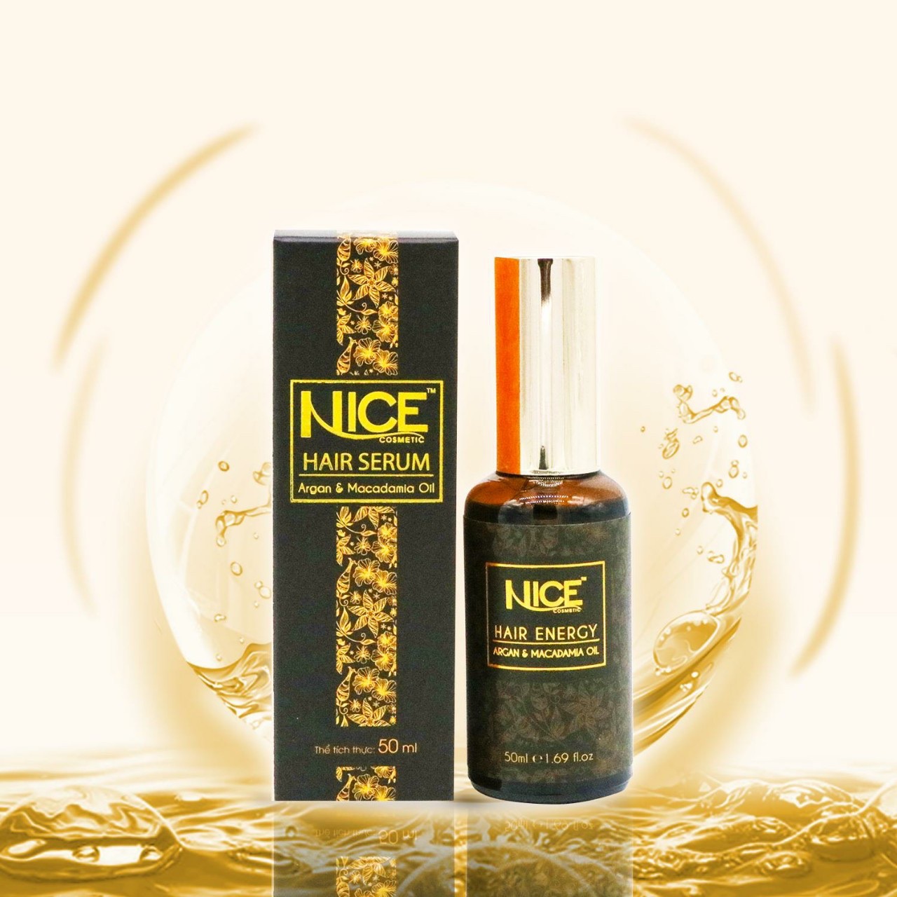Serum dưỡng tóc Nice siêu mềm mược 50ml (dầu bóng tóc)