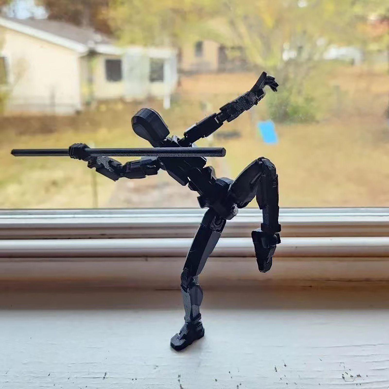 Art Model with Movable Joints Joint Man Action Figure Flexible Multi-jointed Robot Action Figure for Home Decor