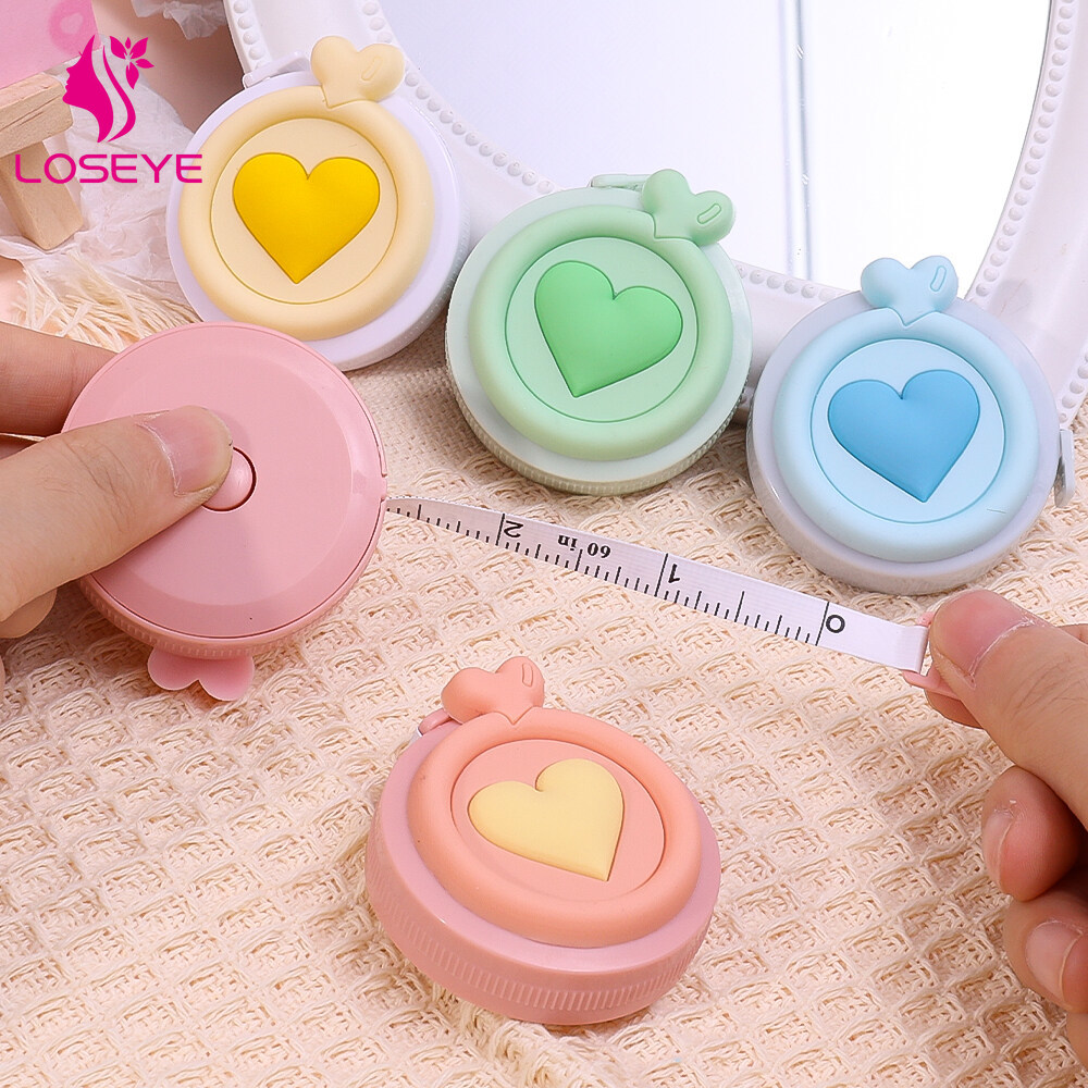 Băng keo may đo hộ gia đình đa chức năng thước dây tự động thu vào Mini 1.5m cầm tay cho thước đo quần áo đo vòng eo chân
