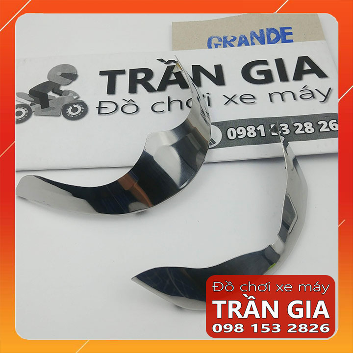 Chỉ mũi dè inox trước sau xe nozza grande 2019-2020-2021-2022 ốp mỏ dè - phụ kiện trang trí đồ kiểng