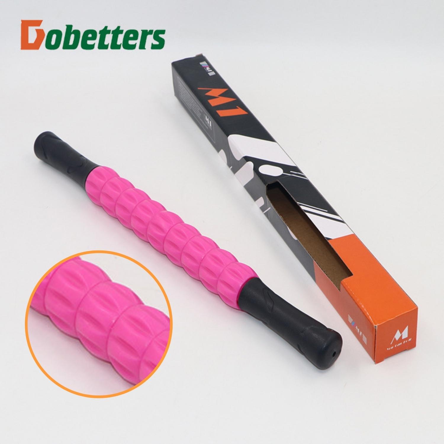 Gậy massage dãn cơ, con lăn 9 răng dãn cơ cầm tay Roller Stick