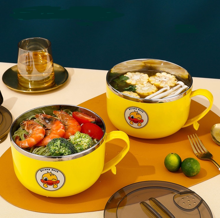 Bát ăn cháo - mì - phở - BÁT GIỮ NHIỆT VỊT VÀNG
