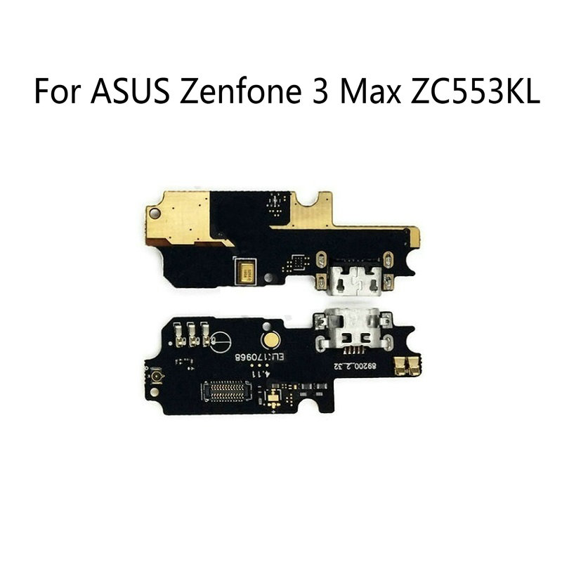 For asus zenfone 3 max zc553kl usb charger port connector flex cable usb charging dock pcb board flex cable repair spare parts