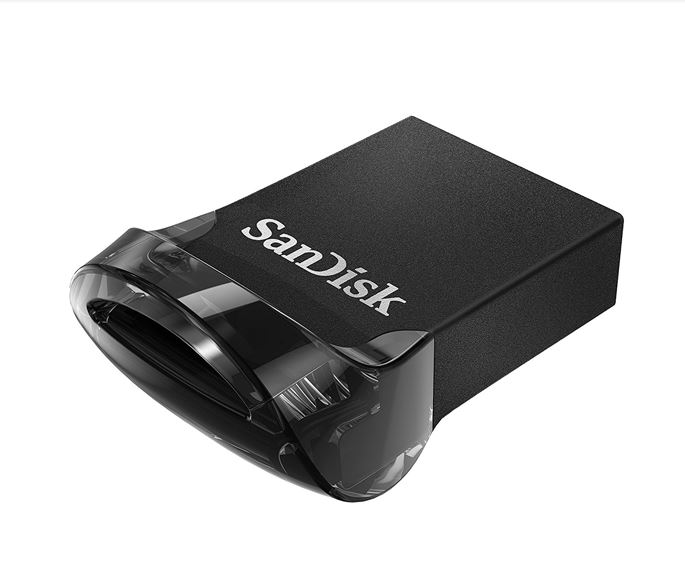 Genuine USB 64Gb Sandisk Cz430 Ultra Fit (Black)