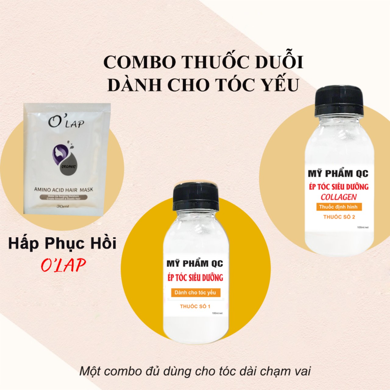 Thuốc duỗi tóc phục hồi chính hãng Kami,thuốc ép tóc tại nhà hương thơm dừa không cần định hình