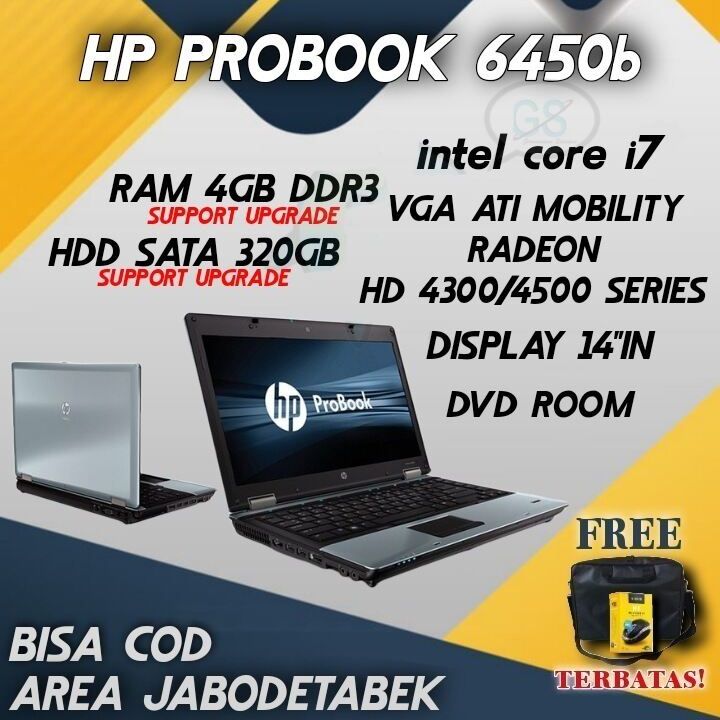 Laptop HP PROBOOK 6450B i7/8GB SSD512GB 