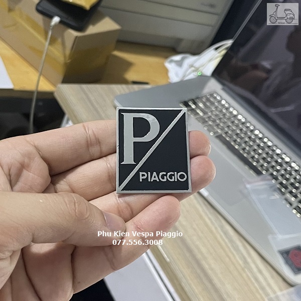 Logo Vespa aluminum