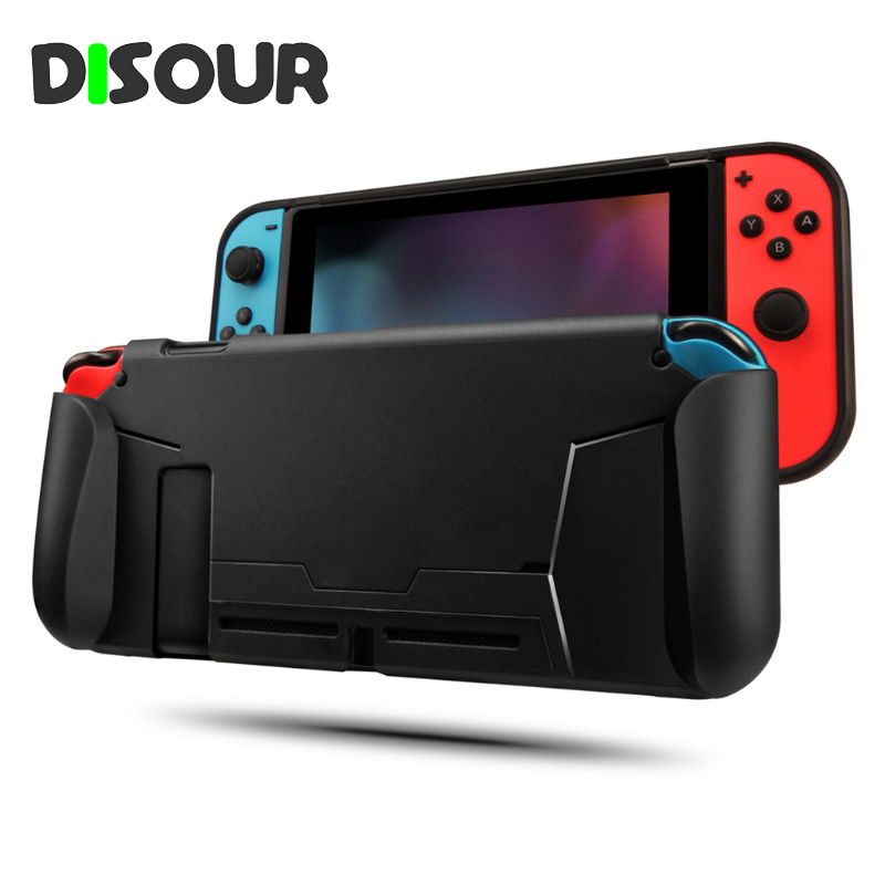 DISOUR Vỏ TPU Chính Hãng Vỏ Bảo Vệ Mềm Vỏ Bảo Vệ Cho Nintendo Switch Hộp Đựng Thẻ Phụ Kiện Tay Cầm Tiện Dụng