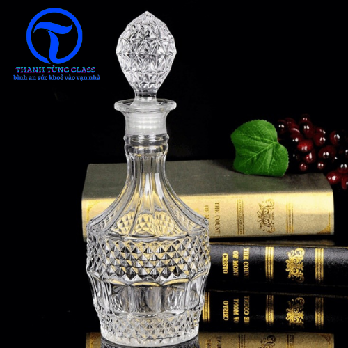 Chai Đựng Rươu Thuỷ Tinh Cao Cấp 800ML