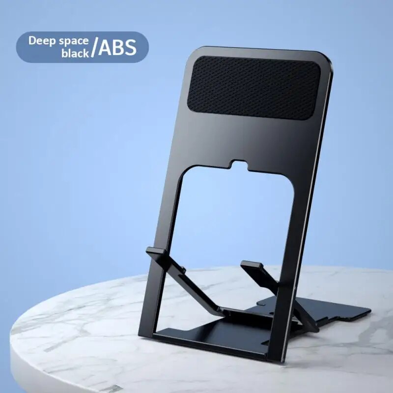 Plastic Tablet Stand for IPhone IPad Desktop Mobile Phone Holder Stand Multi-Angle Folding Mini Phone Holder