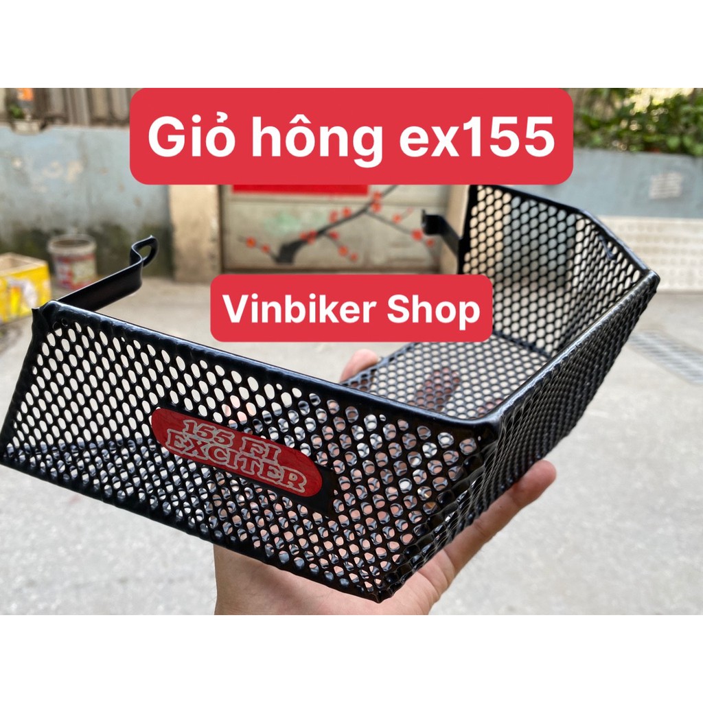 Giỏ hông ex 155, giỏ cạnh xe máy ex155 vva hàng đẹp