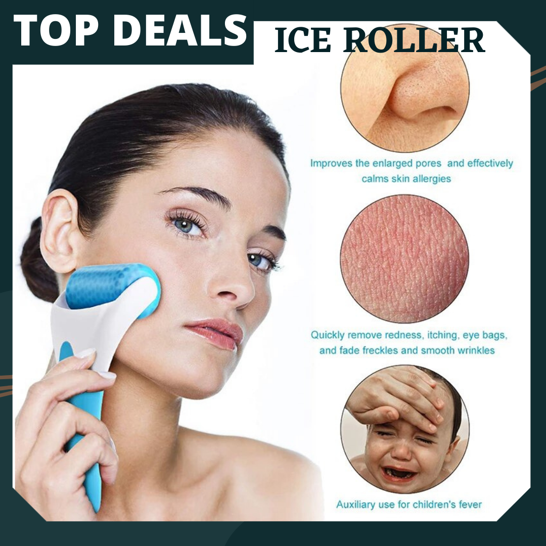 💆‍♀️[20x AntiWrinkles Ice Roller]💆‍♀️ Handheld Skin Smooth Portable