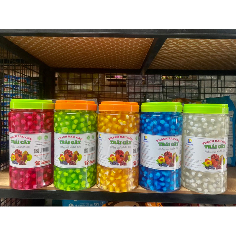 Thạch Rau Câu 3D Trái Cây Đại Long 2.5kg