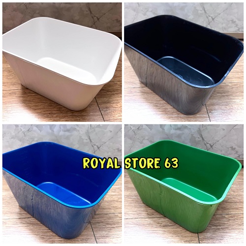 Khay nhựa nuôi cá 7 lít (30x22x16cm) đủ màu