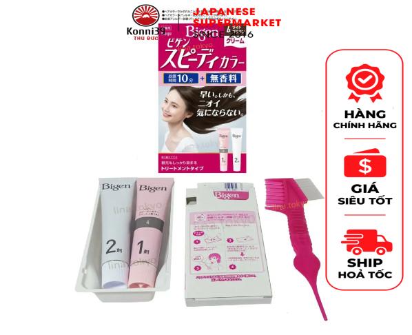 NHUỘM TÓC PHỦ BẠC BIGEN DÒNG KHÔNG MÙI (TUÝP 40GR)