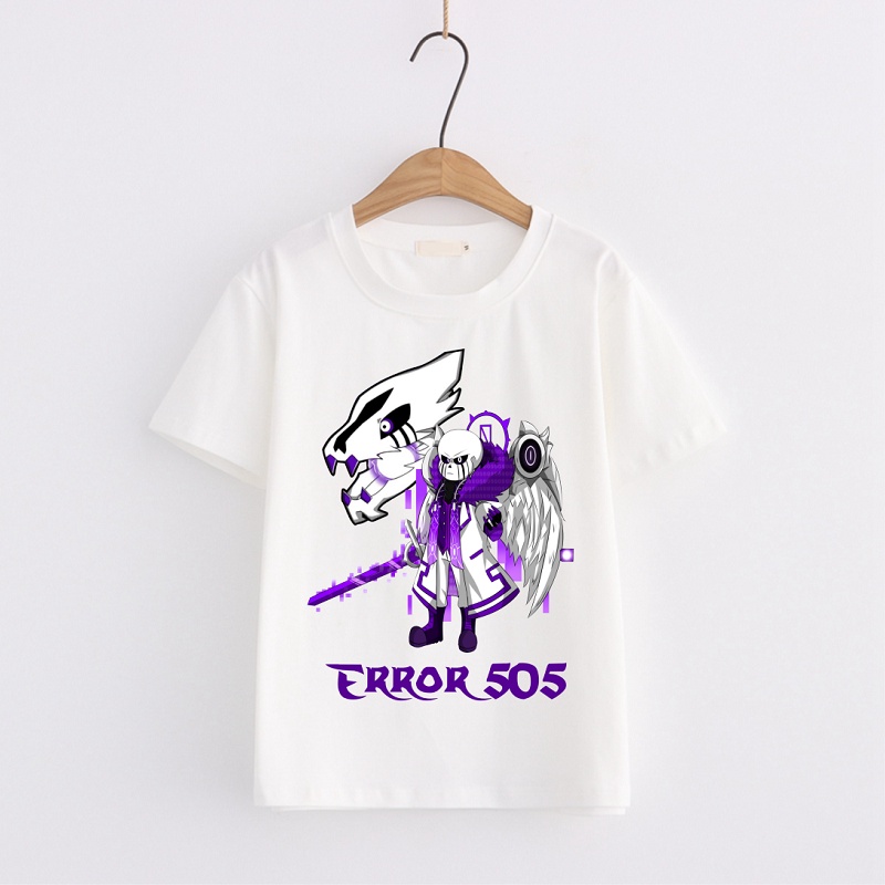 Áo Thun Tam Sans Error 404 | Error Sans 505 | Sans 606 Đại Chiến Đủ Size Cho Bé