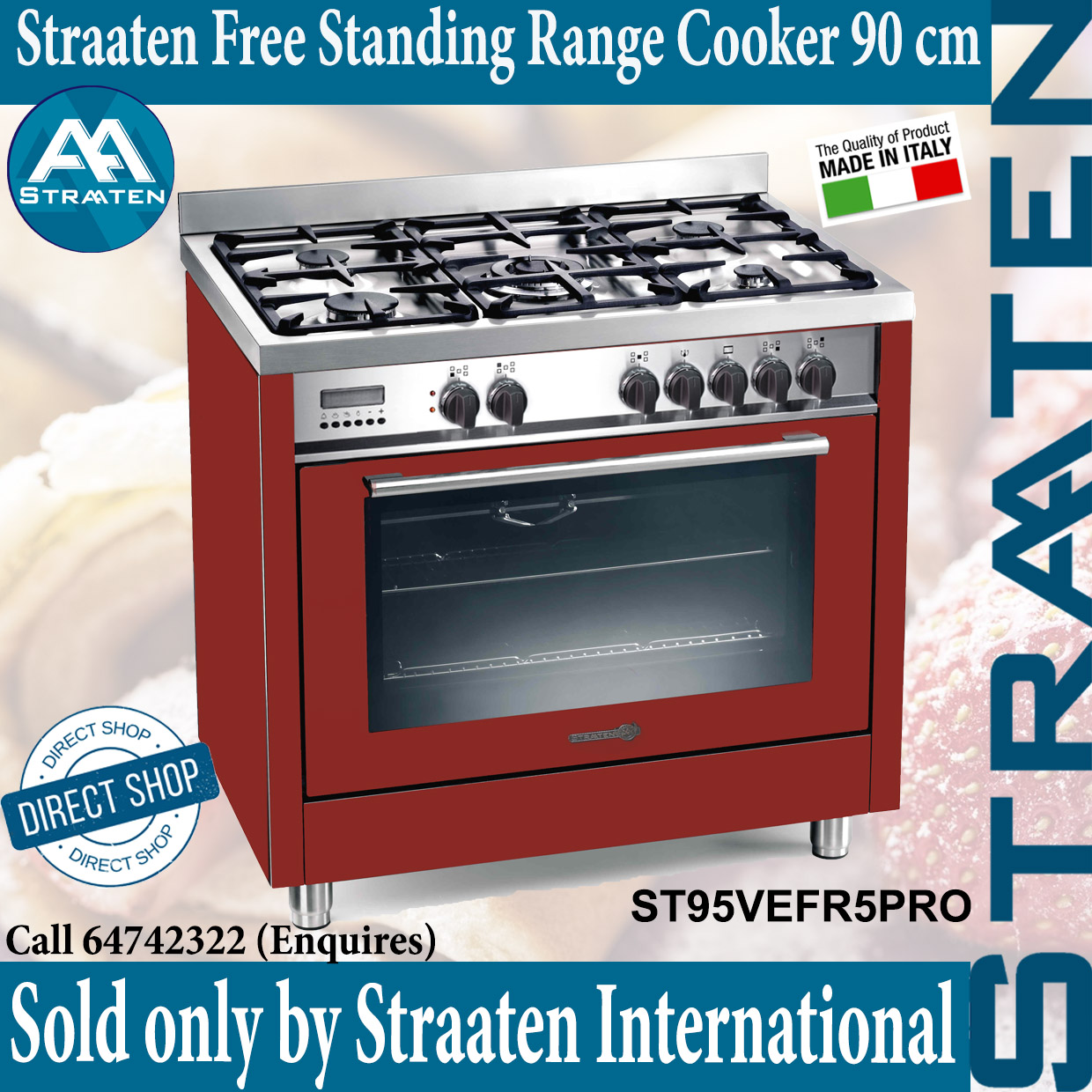 straaten freestanding cooker