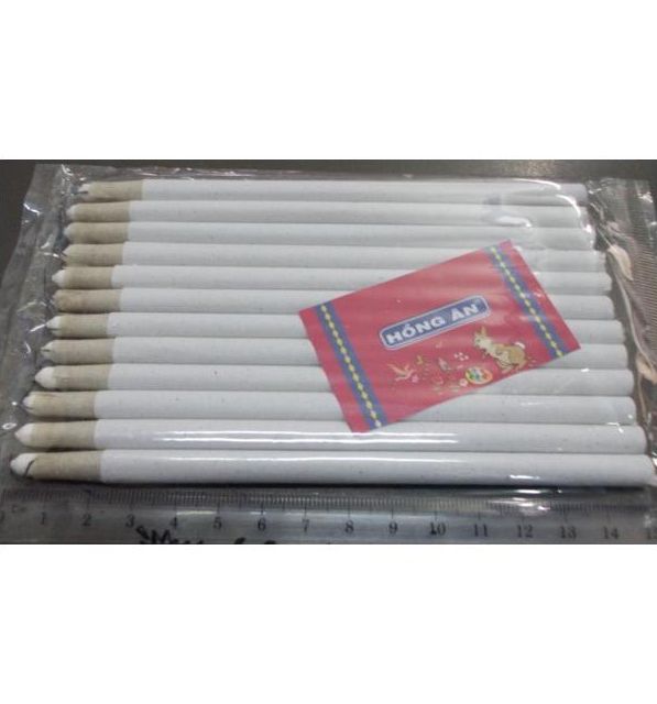 Sáp xé vỉ Hồng Ân - Túi 12 cây