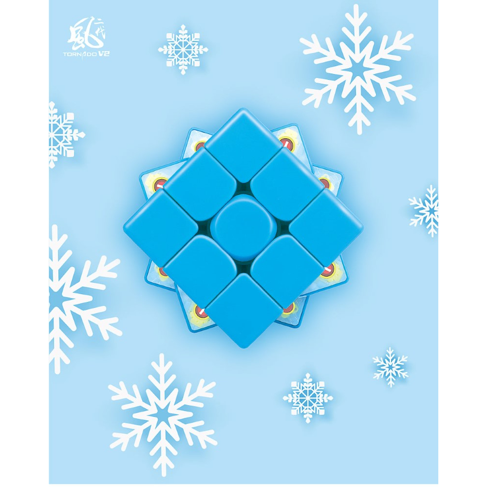 Rubik 3x3 QiYi XMD Tornado v2 M Winter (Limited Edition)