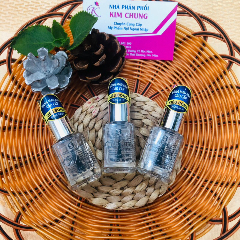 Sơn bóng mau khô Top coat (Bóng trắng, Bóng hồng)
