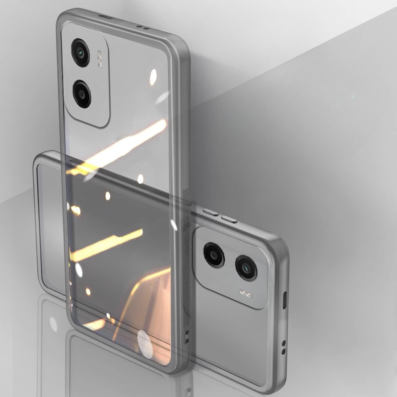 New Phone case Moto G06 Power Back cover Camera Protection Semi Transparent Soft Silicone Shockproof with Lens Protector Films For Motorola G06 Power case.