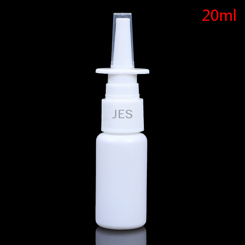 JES Bình xịt mũi nhựa rỗng 10 20ml 30ml Bình xịt mũi phun sương có thể nạp lại