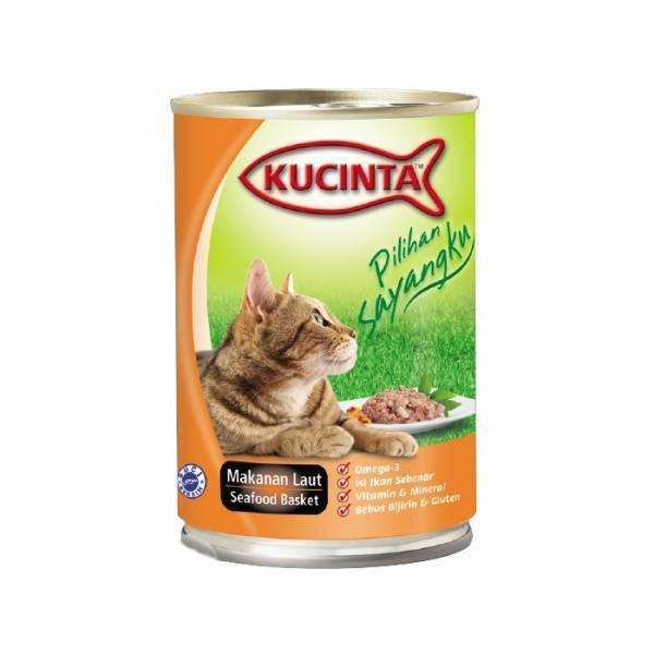 Pate cho mèo Kucinta, Pate cho mèo từ thịt thật lon 400g