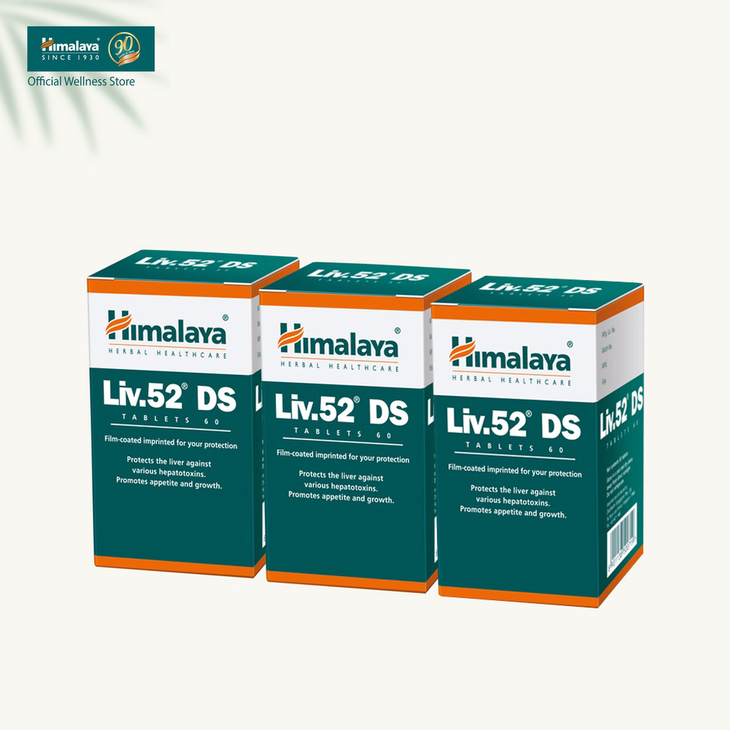 Himalaya Liv.52 DS 60 Tablets - Liver Health (Bundle of 3) (90 Day Supply)