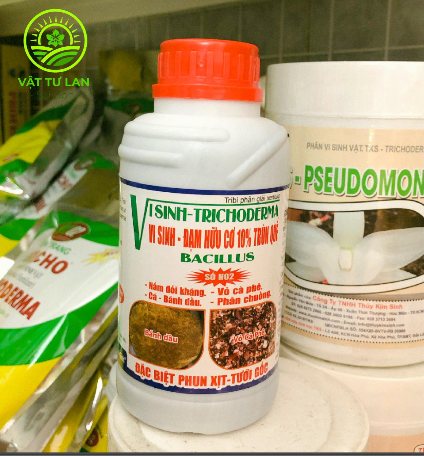 [HCM]Chế phẩm TRICHODERMA - nấm đối kháng dạng nước chai 500ml