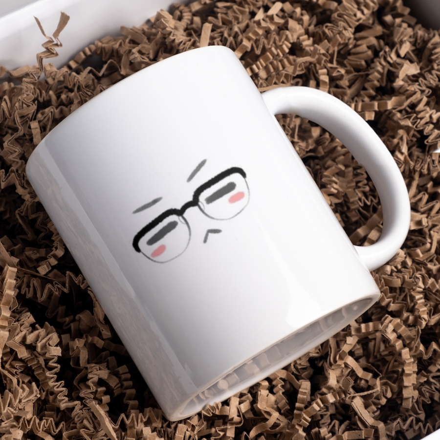 Cốc sứ in hình roblox face quà tặng độc đáo dễ thương