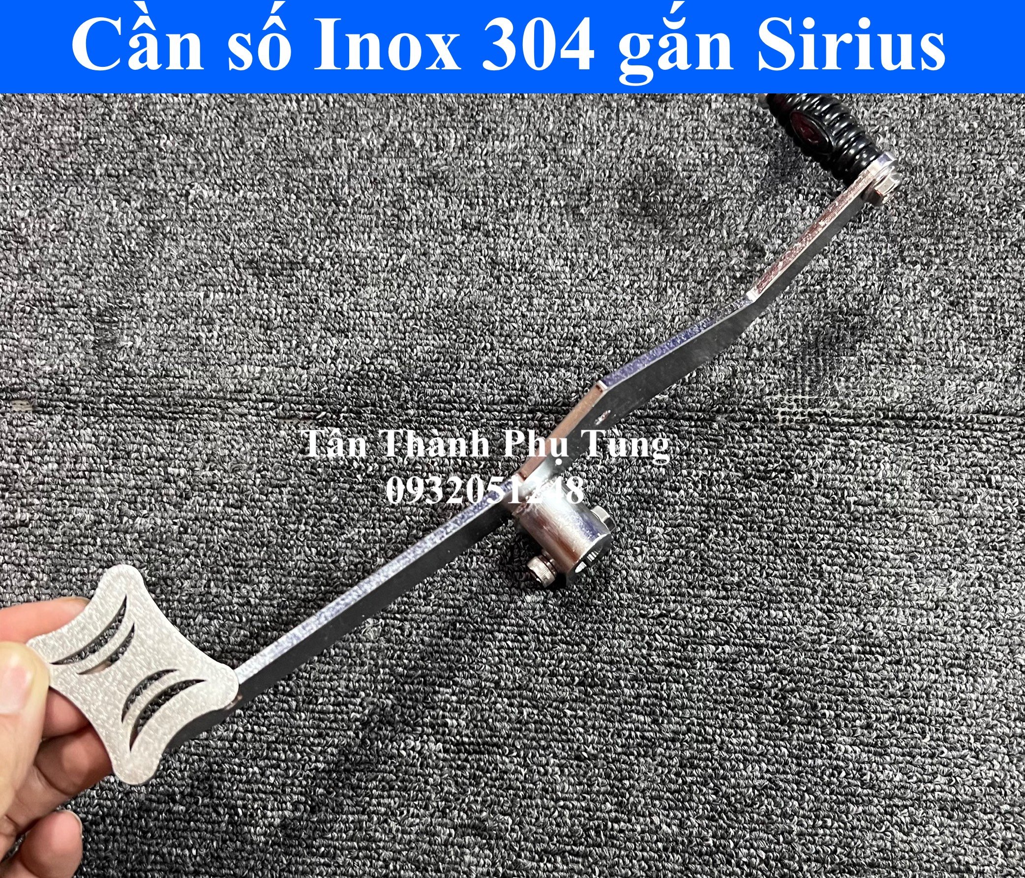 Cần số Inox 304 gắn Sirius